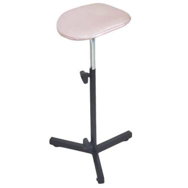 Imagem de Suporte Parapé Tripé Pedicure articulado Desmontável Almofada Estofada