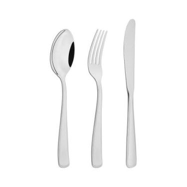 Imagem de Faqueiro Tramontina Aço Inox Alto Brilho Pacific 36 Pç, Inox, 36 peças