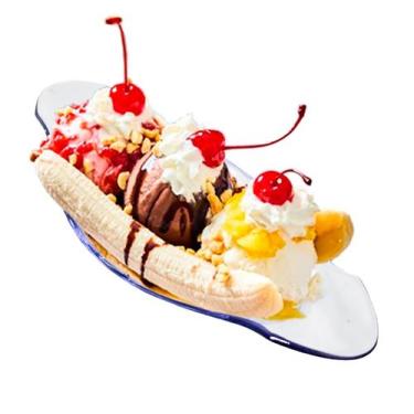 Imagem de TAÇA/TRAVESSA Para Banana Split, Sorvete, Açaí, 27X10,3x3 cm PLUS 250 