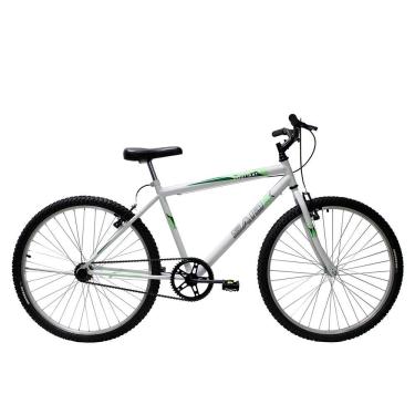 Imagem de Bicicleta Aro 26 Masculina Mono Sem Marcha Saidx - Branca - Tu Branca