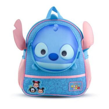 Imagem de Mochila Costas Disney Stitch Infantil Escolar Espaçosa Unissex, Único,