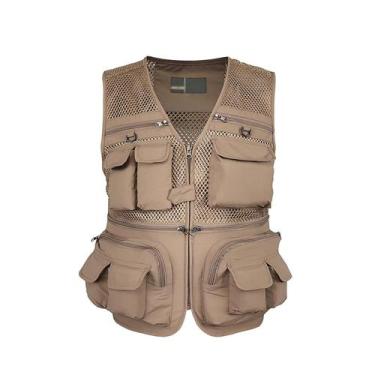 Imagem de Colete de pesca Spanye Colete de viagem de caça ao ar livre com vários