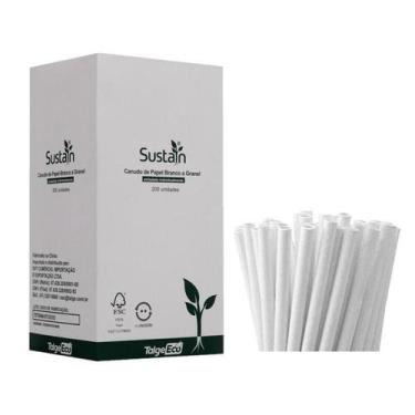 Imagem de Canudo De Papel A Granel C/200 Sustain - Talge