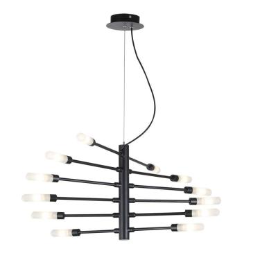 Imagem de Pendente Bivolt 104cm Neo Bella Iluminação Preto/Branco