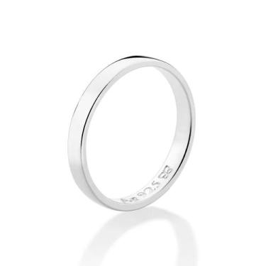 Imagem de Aliança Lisa compromisso 3mm Rommanel prata 925 810205, 16