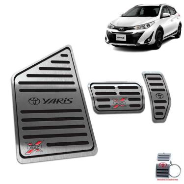 Imagem de Descanso + Pedaleira Toyota Yaris X-Way 2018 A 2020 Preto
