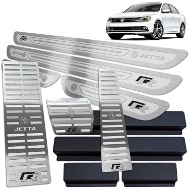 Imagem de Soleira Pedaleira Descanso Jetta R-line 11/18 Auto Prata AR