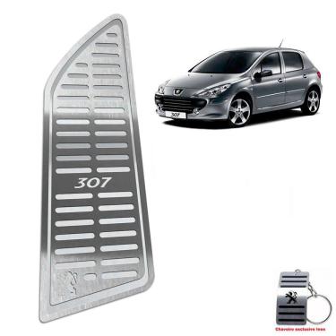 Imagem de Descanso De Pé Peugeot 307 2001 Até 2012 Aço Inox
