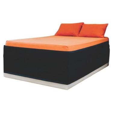 Imagem de Saia Cama Box Solteiro Protetor E Arranhador De Gatos  - Au Au Miau Co