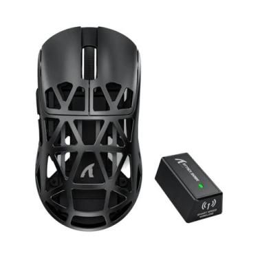 Imagem de Mouse Gamer Sem Fio Leve Attack Shark R2 40kDPI Sensor PAW3950 8K Liga