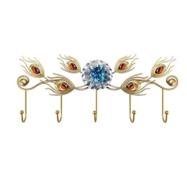 Imagem de Cabideiro decorativo para chapéus, cabideiro, criativo, suporte de parede, suporte de parede de metal para pendurar casaco, jaqueta, roupas, cabideiro de chapéu suporte de parede (cor: 2, tamanho: S)