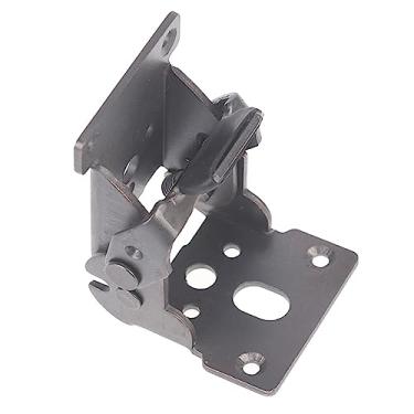 Imagem de 0-90-180 graus Dobradiça dobrável dobrável pernas de mesa prata dobrável mesa de centro móveis hardware dobradiça de armário 1 peça (BK)