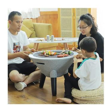 Imagem de Lareira para área externa portátil para jardim, lareira a lenha, tigela de fogo ao ar livre com grelha e tampa, aquecedor de festa de churrasco de jardim, 39 cm/15,4" (Cor: Kit-1) (Kit 1)