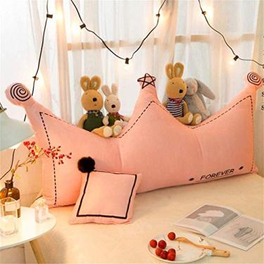 Imagem de RXBFD Cabeceira de cabeceira grande encosto estofado cabeceira leitura encosto simples posicionamento cabeceira almofada removível almofada de cabeça de sofá-cama - 60 x 40 (60 x 40 cm)