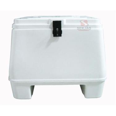 Imagem de Bau 90 Litros Prisma Branco - Serjão Motopeças