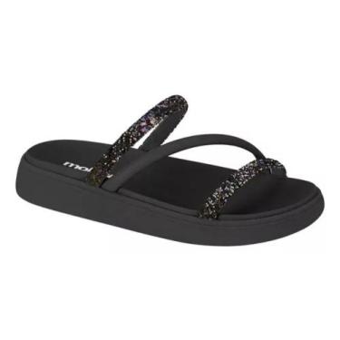 Imagem de Tamanco Moleca Papete Feminina Com Brilho Strass Conforto