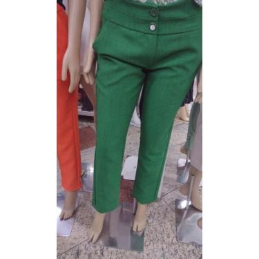 Imagem de Calça alfaiataria  verde - Muniz modas , Verde, 36 ao 48