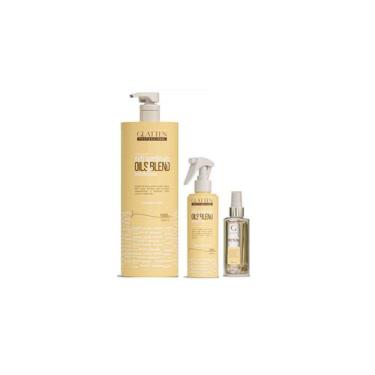 Imagem de Glatten Extraordinary Oils & Blend Shampoo 1 L e Leave-in e Sérum