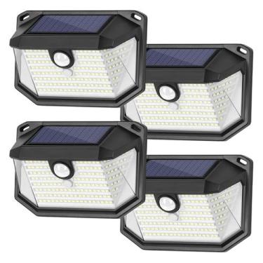 Imagem de Luzes solares de parede Brightever 178 LEDs Sensor de movimento à prov