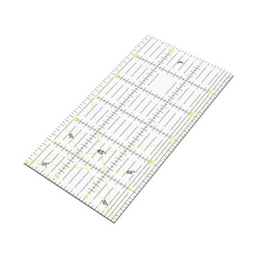Imagem de IEUDNS Régua de Acrílico para Quilting, Modelo Artesanal para Impressão para Mulheres Iniciantes