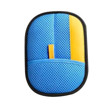 Imagem de Baoblaze Luva de remoção de pelos de animais de estimação, limpador eficiente e reutilizável, ferramenta multiuso para remoção de pelos longos e curtos de, Azul