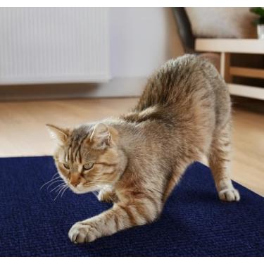 Imagem de Arranhador Adesivo Premium: Sofá, Cama e Móveis Para Gato - Protetor Pet (AZUL,30X50cm)