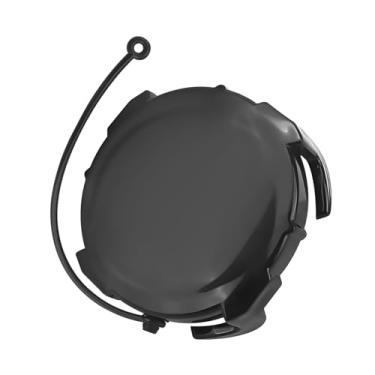 Imagem de WKZO Tampa de esgoto de trailer de vedação - tampa de tanque de resíduos de RV preta de 9 cm, design à prova de vazamento para tanque de lixo RV à prova de vazamento para campistas/motorhomes