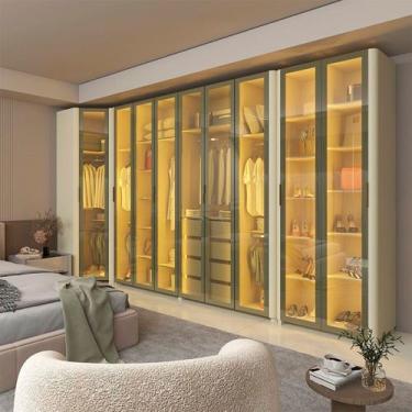 Imagem de Guarda-roupa Modulado Reflecta 9 Portas 339,2cm X 240cm Mod 015 100% M