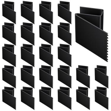 Imagem de 24 peças de clipes de janela de furacão, clipes de proteção de janela de ferro, adequado para compensado de 1/2 polegada de espessura, tijolo/madeira e estuque, universal reutilizável, hardware de