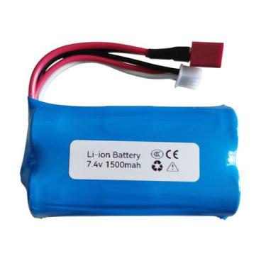 Imagem de Bateria 7.4V 1500mAh Wltoys 12428 Li ion 12423 SG 116 10428 A959B A969