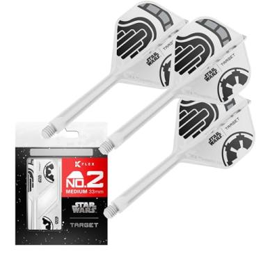Imagem de Target Darts Star Wars Storm Trooper K Flex Integrated Dart Flights & Shafts | Stormtrooper Pacote com 3 K-Flex, Nº 2 | Disney K-Flex Acessórios Médio (33 mm)