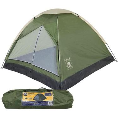 Imagem de Barraca Verde de Camping 2 Pessoas BEL Impermeável Resistente