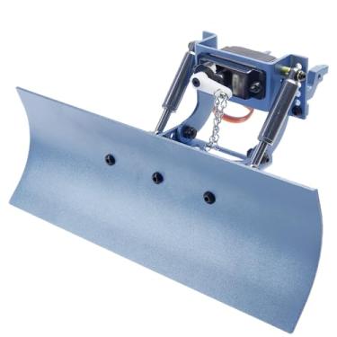 Imagem de TOOMOD 1/18 RC Aluminum Adjustable Snow Shovel/Snow Plow kit with 12G 180° Servo Motor for RC 1/18 TRX4m Crawler Car Upgrade (Grey)