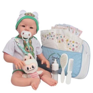 Imagem de Boneco Reborn Bebê Realista Silicone Bolsa Maternidade - Cegonha Rebor