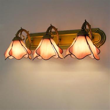 Imagem de Luminária de parede retrô americana com LED para banheiro, espelho, estilo mediterrâneo, simplicidade, para sala de estar, restaurante, quarto, escritório, casa de campo, hotel, café, bar, c