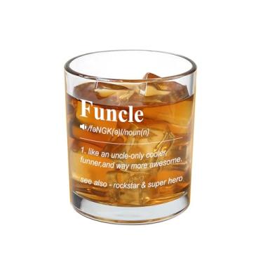 Imagem de Jogskeor Uncle Gifts, copo de uísque de definição funcle 283 g, presentes de aniversário do dia dos pais presentes de Natal para tio