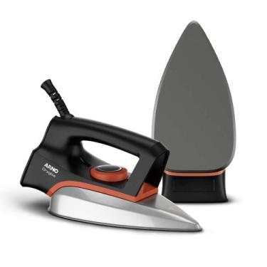 Imagem de Ferro a Seco Arno Drygliss com Base Antiaderente FS31 220V, Preto e Te