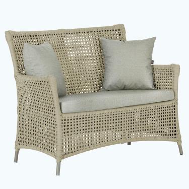 Imagem de 1 Sofá área Externa Igapó Alumínio Fendi Corda Náutica E3 Rami