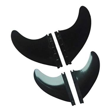 Imagem de barenx 4 peças, barbatana central única de PVC para prancha de surfe, prancha longa, prancha de surfe