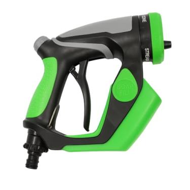 Imagem de Pistola de Rega Multifuncional 4 em 1, Alta Pressão, Preto e Verde, para Jardim, Lavagem de Carro e Irrigação