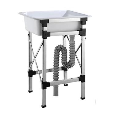 Imagem de TRGCJGH Pia utilitária independente para lavagem, pia utilitária de plástico, lavatório multiuso, pia portátil para acampamento, externo e interno (505 mm x 345 mm/19,8 x 14,5 cm)