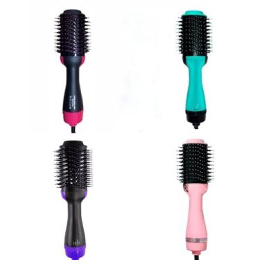 Imagem de Escova Secadora 110V Alisador Elétrica Quente Cabelo Com 3 Em1 Hair Styler(Aleatoria)