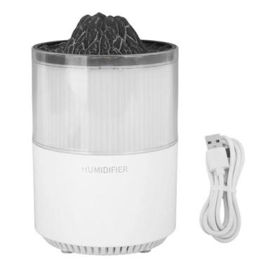 Imagem de Umidificador Luminaria Vulcao Climatizador Ar Aromatizador Purificador