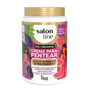 Imagem de Creme de Pentear Salon Line Kids Oleo Extraordinario Uva+Melancia 1KG
