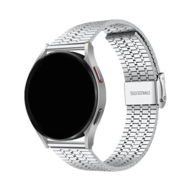 Imagem de Pulseira De Aço Inoxidável Para Samsung Galaxy Watch 7 6 5 4 Classic H
