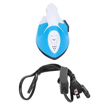 Imagem de Luqeeg Mini Máquina de Transferência de Calor de Ferro de Cerâmica para Adesivo de Nome Adesivo de Pano de Perfuração Quente, Ferramenta de Engomar Fácil para Roupas de bebê, Ferro Elétrico DIY para