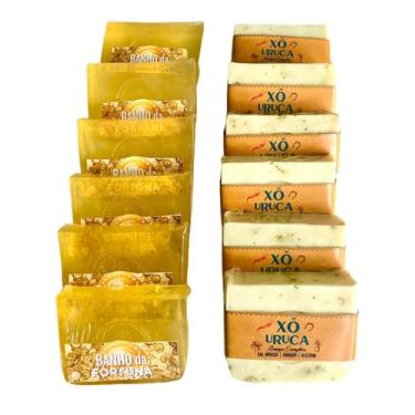 Imagem de Sabonetes Xô Uruca Limpeza Energética e Mel Banho da Fortuna, 90g, 12 Unidades
