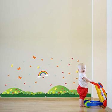 Imagem de Adesivo Infantil Montanhas e Flores