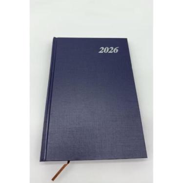 Imagem de Agenda 2026 Executiva - Planejamento Completo e Elegante Adequado para trabalho e estudo(azul escuro)