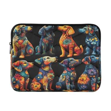 Imagem de STAYTOP Capa para laptop colorida macia e resistente a impactos, bolsa protetora para notebook de 13 a 14 polegadas